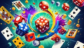 বাস্কেটবল কোর্টে stakes গাইডের নীয়ন আবহ